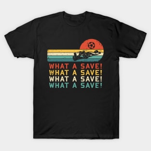 What a save Vintage Retro Rocket Soccer Car League T-Shirt